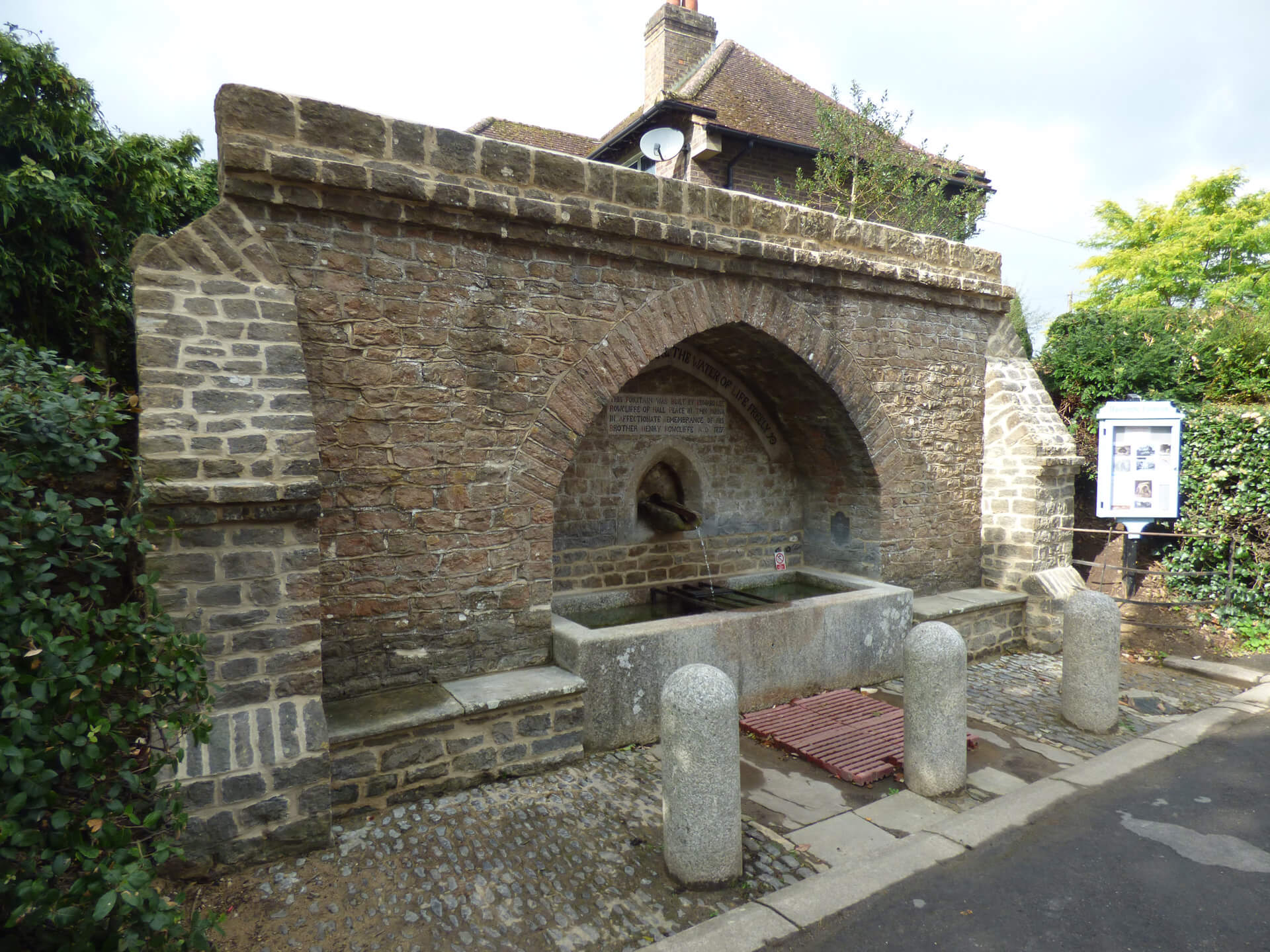 After Repairs To Fountain
